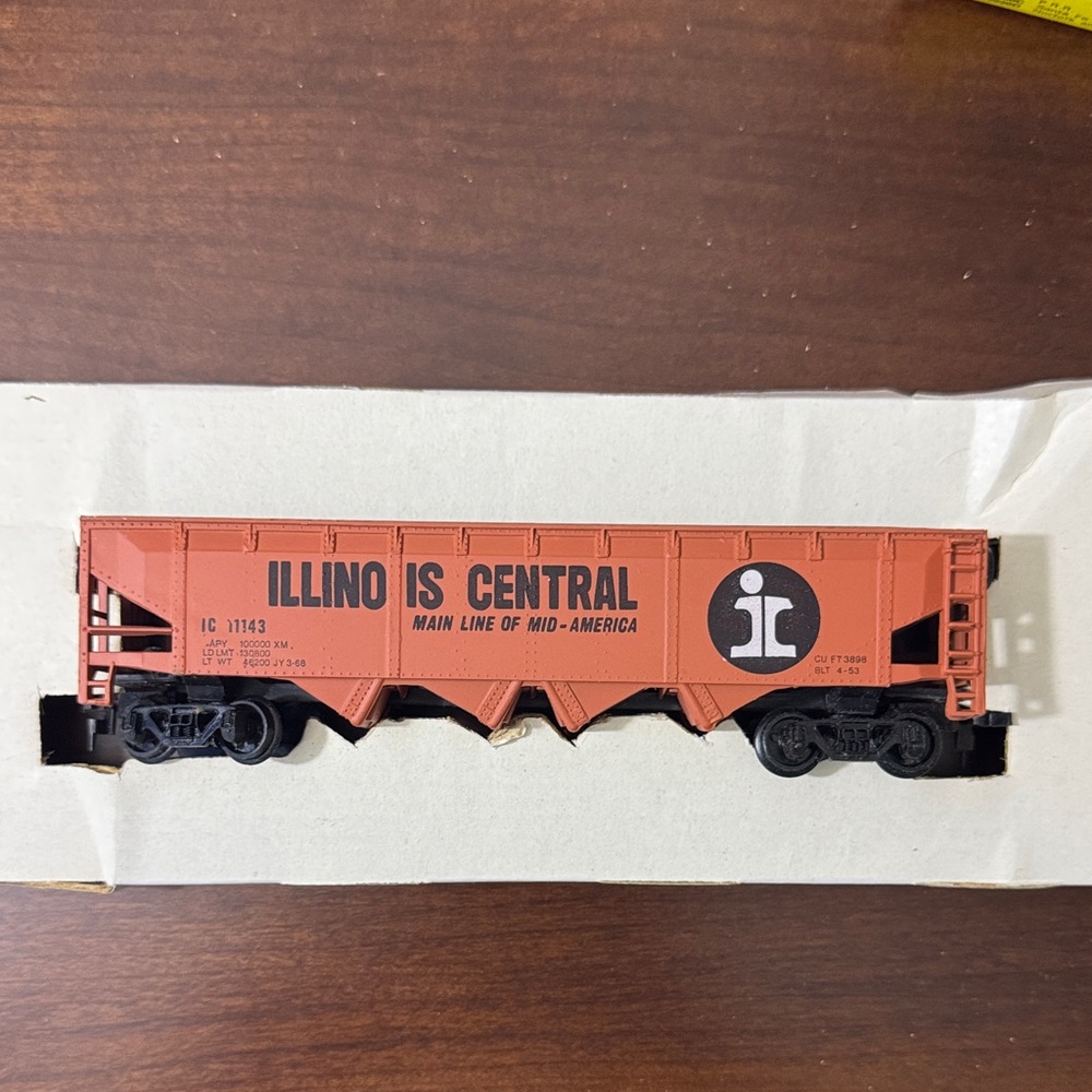 AHM Illinois Central HO Scale Open Hopper Coal Car (New)